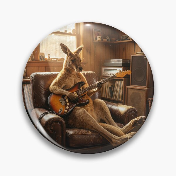 Item preview, Guitar Kangaroo Knows All the Chords designed and sold by Tridentulus.