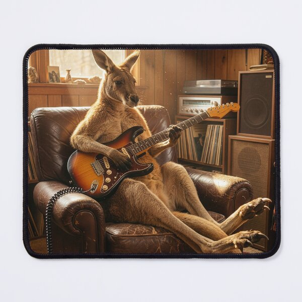 Item preview, Guitar Kangaroo Knows All the Chords designed and sold by Tridentulus.