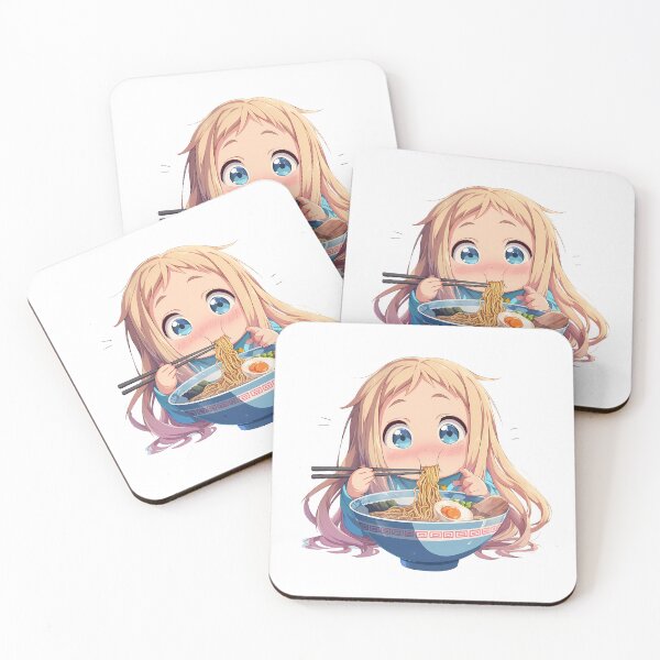 Item preview, Meiko Honma Anohana Kawaii Chibi Ramen Slurp designed and sold by mildaclairmo.