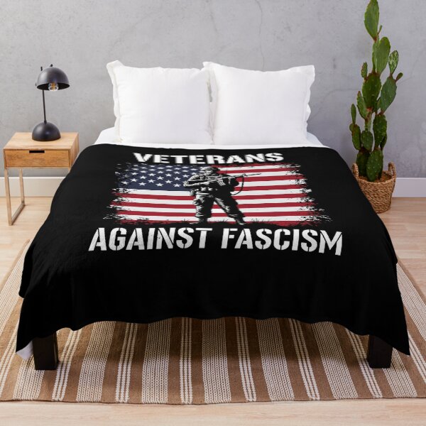 Item preview, Veterans Against Fascism Vintage US Army Patriotic Soldier designed and sold by Dressed For Duty.