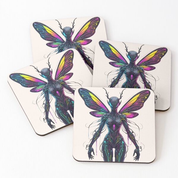Item preview, Black Butterfly Morpho Insect | VANTABLACK-ALPHA Aero-Insectoid (Morpho Protocol) - Specimen XEN07-521 designed and sold by Aethereal Labs.