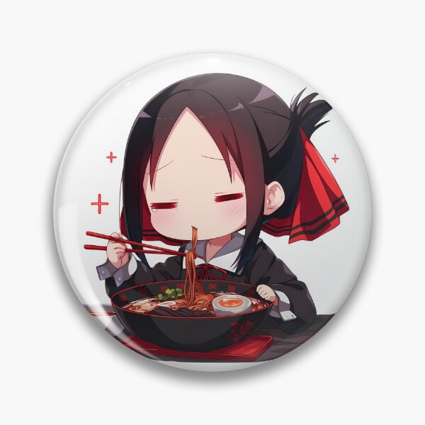 Item preview, Kaguya Shinomiya Kaguya Sama Love Is War Chibi Ramen Bite designed and sold by mildaclairmo.