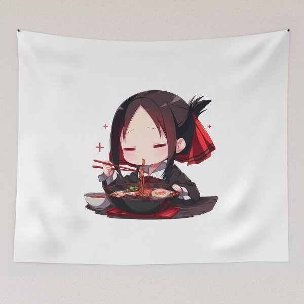 Item preview, Kaguya Shinomiya Kaguya Sama Love Is War Chibi Ramen Bite designed and sold by mildaclairmo.