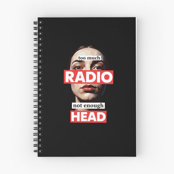 Item preview, Too Much Radio Not Enough Head Meme designed and sold by Dressed For  Duty.