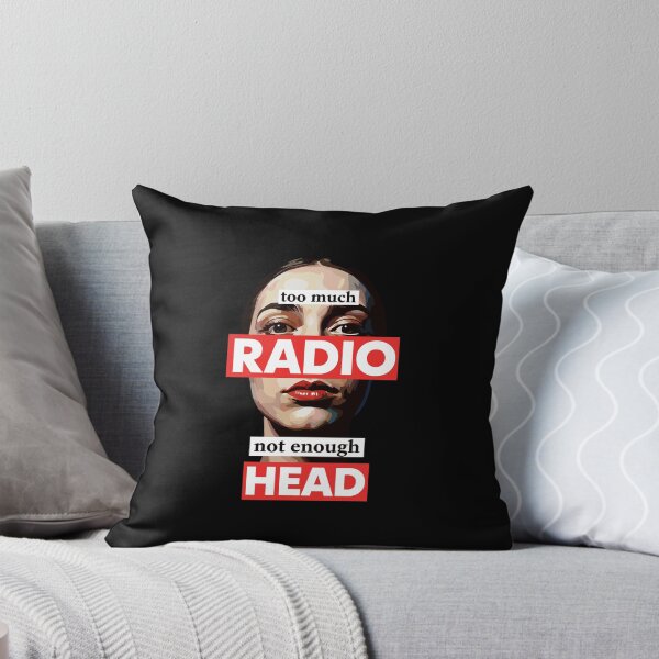 Item preview, Too Much Radio Not Enough Head Meme designed and sold by Dressed For  Duty.