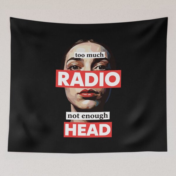 Item preview, Too Much Radio Not Enough Head Meme designed and sold by Dressed For  Duty.