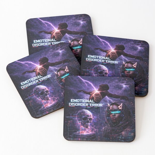 Item preview, Emotional Disorder Error – Cyberpunk Identity Poster designed and sold by MKA: Norm Error.