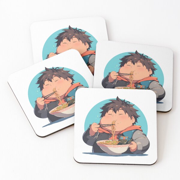 Item preview, Hiro Darling In The Franxx Chibi Ramen Slurp With Cozy Scarf designed and sold by mildaclairmo.