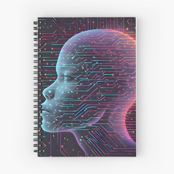 Item preview, Cyberpunk Portrait Neural Art | AETHER-GRID Synthetic Humanoid (Neural Interface) - Specimen SYN2b-841 designed and sold by Aethereal Labs.