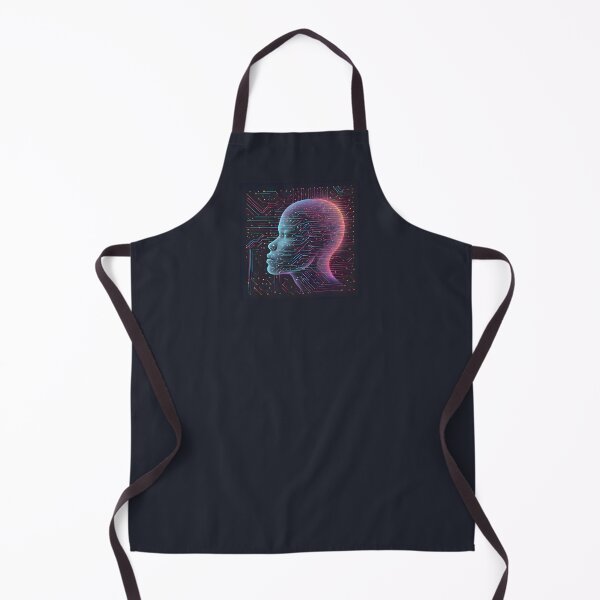 Item preview, Cyberpunk Portrait Neural Art | AETHER-GRID Synthetic Humanoid (Neural Interface) - Specimen SYN2b-841 designed and sold by Aethereal Labs.