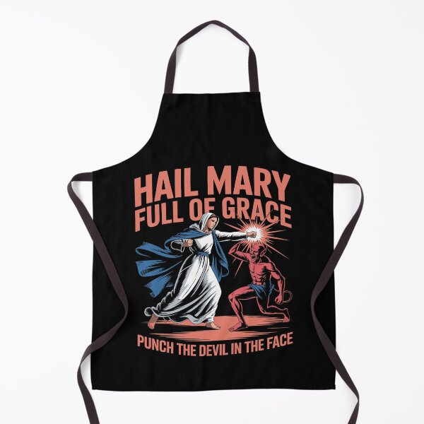 Item preview, Hail Mary Full of Grace Punch The Devil in The Face designed and sold by Dressed For  Duty.