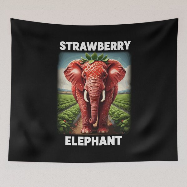 Item preview, Strawberry Elephant Italian Brainrot Meme Gaming designed and sold by Dressed For  Duty.