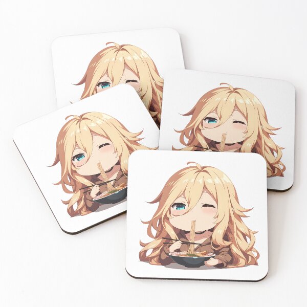 Item preview, Rachel Gardner Angels Of Death Chibi Ramen Slurp Wink designed and sold by mildaclairmo.