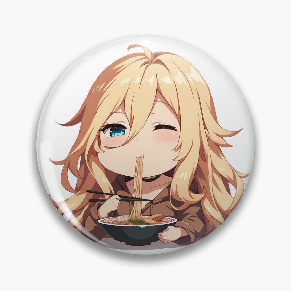 Item preview, Rachel Gardner Angels Of Death Chibi Ramen Slurp Wink designed and sold by mildaclairmo.