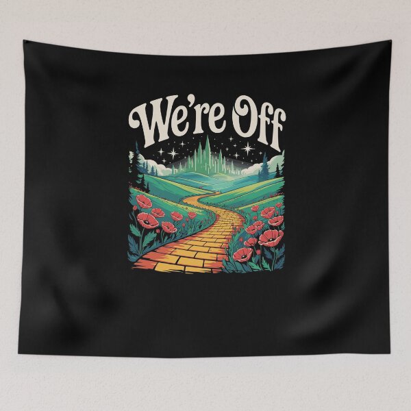 Item preview, We're Off Funny Yellow Path Brick Wizard Literature School designed and sold by Dressed For  Duty.