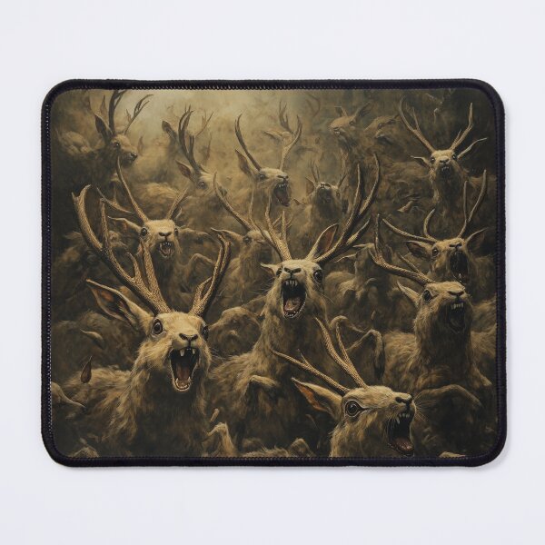 Aperçu de l'œuvre Jackalope Horde – Shadow Beasts Swarm créée et vendue par TechDreamscapes.