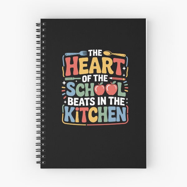 Item preview, The Heart Of The School Beats In The Kitchen Lunch Lady designed and sold by Dressed For  Duty.