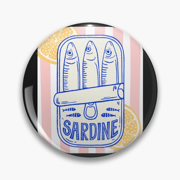 Item preview, Sardines Tinned Fish Retro Pop Art Mediterranean Europe memories designed and sold by erozzz.