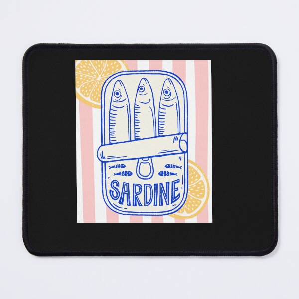 Item preview, Sardines Tinned Fish Retro Pop Art Mediterranean Europe memories designed and sold by erozzz.