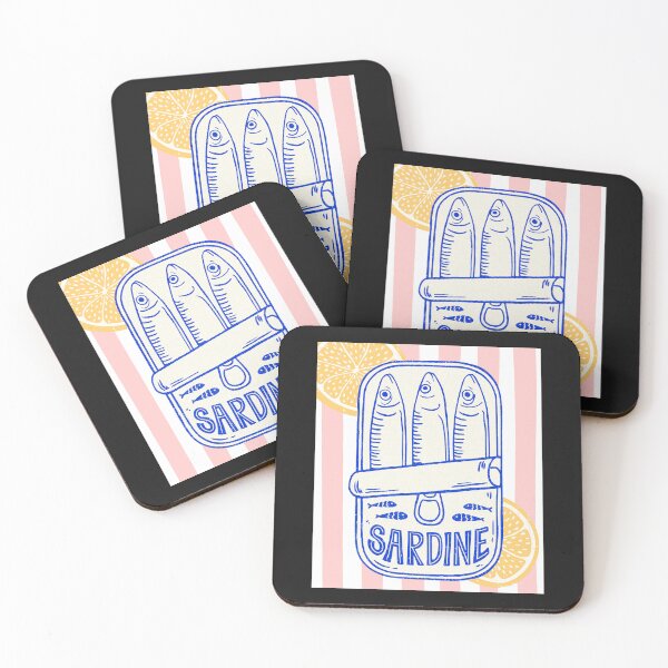 Item preview, Sardines Tinned Fish Retro Pop Art Mediterranean Europe memories designed and sold by erozzz.
