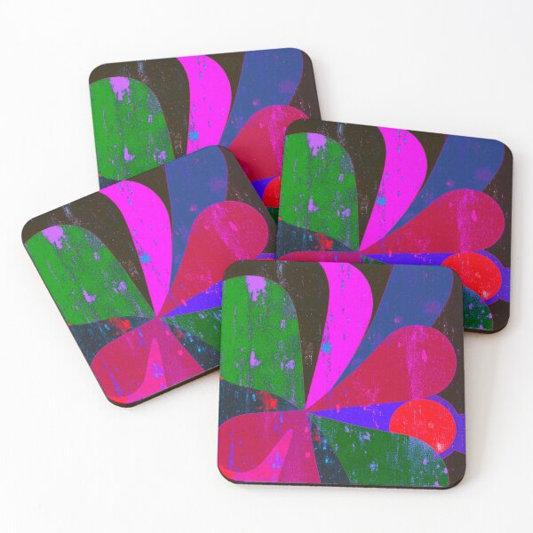 Item preview, Neon Abstract Floral / Glam Statement Art designed and sold by joycrysstudio.
