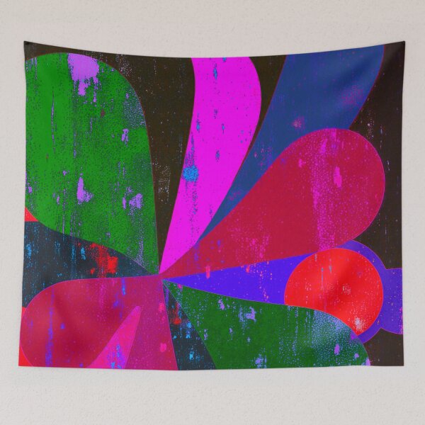 Item preview, Neon Abstract Floral / Glam Statement Art designed and sold by joycrysstudio.