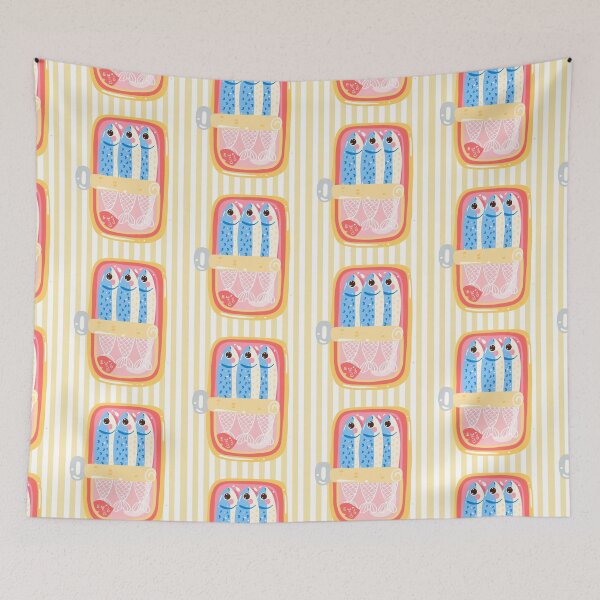 Item preview,  Sardines Tinned Fish Retro Pop Art Mediterranean Gifts designed and sold by erozzz.
