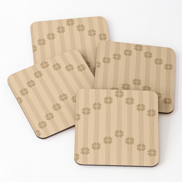 Item preview, Corazones y rayas verticales color tostado designed and sold by Digitalmyth's Designs.