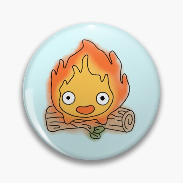 Item preview, Cute Calcifer on a Log designed and sold by The AJ.AniPrint.