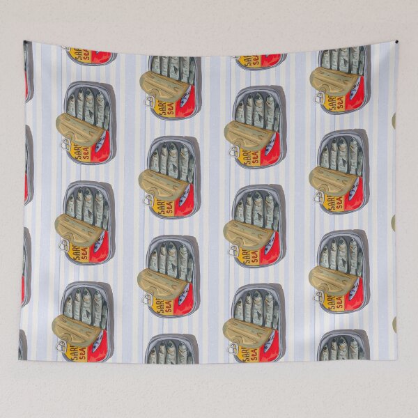 Item preview,   Sardines Tinned Fish Retro Pop Art Europe Gifts designed and sold by erozzz.