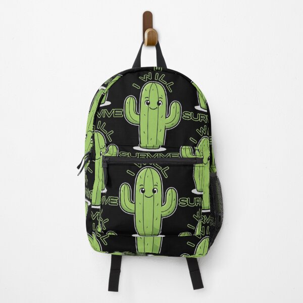 Item preview, I Will Survive Cactus – Funny Plant Lover Design – Cute Succulent Humor designed and sold by Moxie Ink Lady.