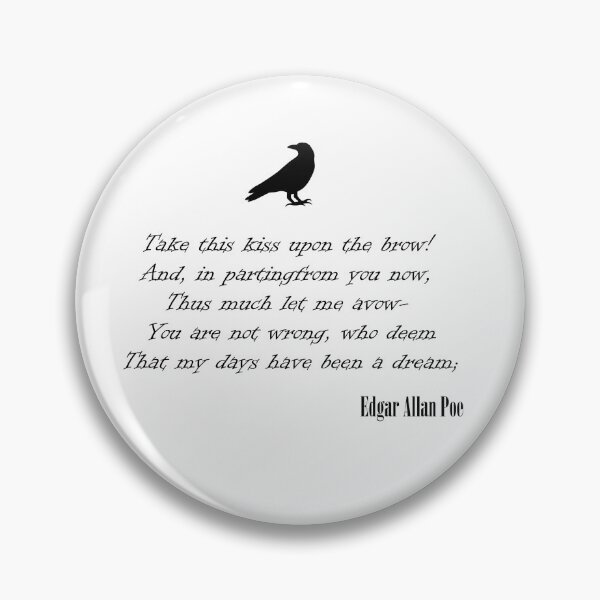 Item preview, Edgar Allen Poe A dream within a dream designed and sold by Ink&Iron.
