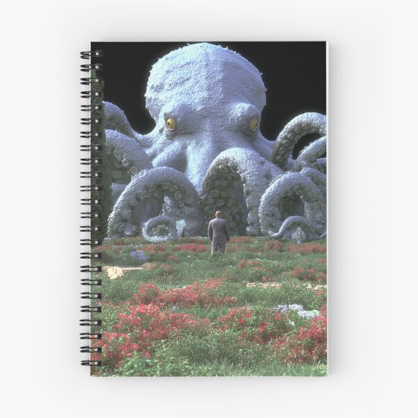 Aperçu de l'œuvre Giant Octopus Meadow – Surreal Fantasy Beast créée et vendue par TechDreamscapes.
