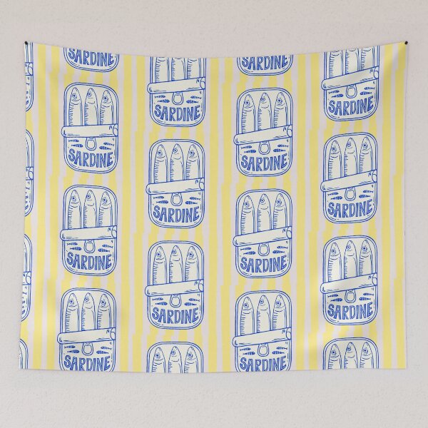 Item preview,  Sardine Tinned Fish Retro Pop Art Mediterranean Europe  Trip designed and sold by erozzz.