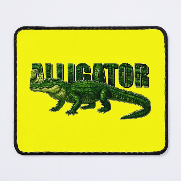 Item preview, ALLIGATOR - #FFFF00 designed and sold by Marlon Oseguera.