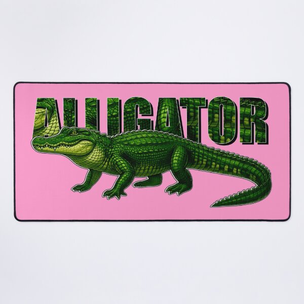 Item preview, ALLIGATOR - #FF99CC designed and sold by Marlon Oseguera.