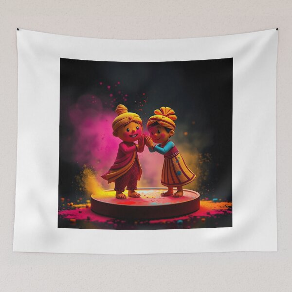 Item preview, Holi Kids Playful Colors designed and sold by Teewave-Ashish.