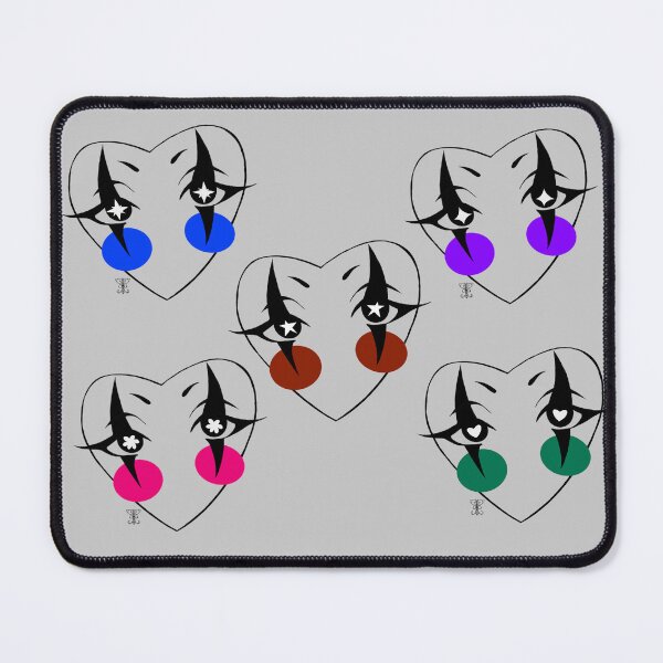 Item preview, Clown Faces Rainbow designed and sold by JuniperPineArts.