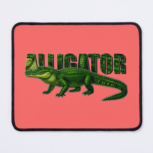 Item preview, ALLIGATOR - #FF6666 designed and sold by Marlon Oseguera.