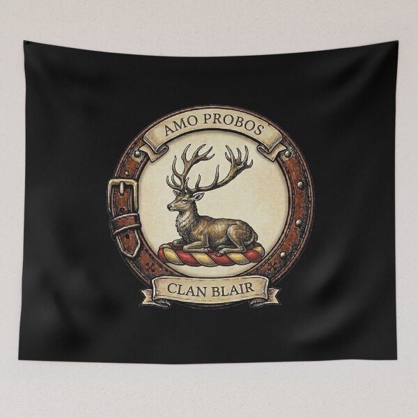 Item preview, Clan Blair Crest designed and sold by BagTown Clans.