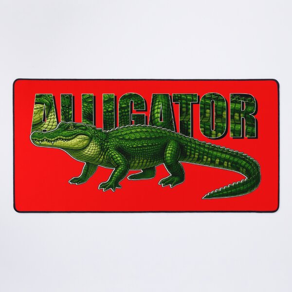 Item preview, ALLIGATOR - #FF0000 designed and sold by Marlon Oseguera.
