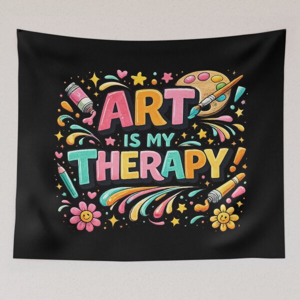 Item preview, Art Is My Therapy designed and sold by soul-so-happy.