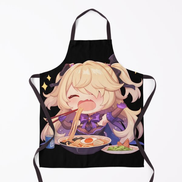 Item preview, Fischl Genshin Impact Gothic Chibi Ramen Slurp designed and sold by mildaclairmo.