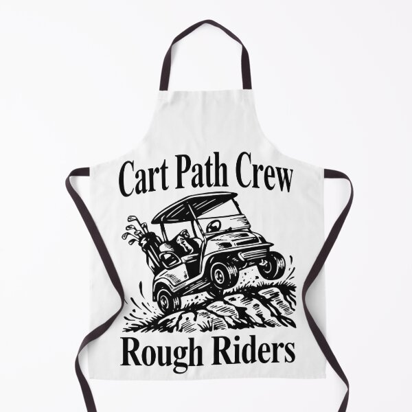 Item preview, Cart Path Crew Rough Riders Funny Golf Cart Golfer Humor Vintage Golfing Design designed and sold by WearVerse440.