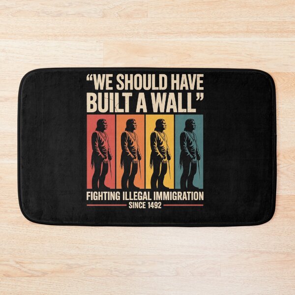 Item preview, We Should Have Built a Wall Native American designed and sold by Dressed For  Duty.