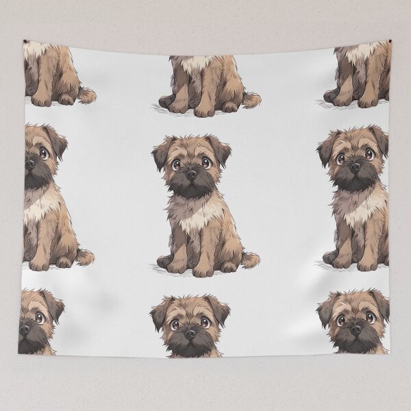 Item preview, Cute Border Terrier designed and sold by MendaciousMina.
