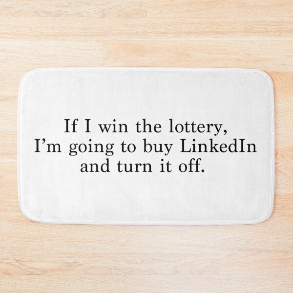 Item preview, Turn LinkedIn Off – Funny Meme Stickers & T-Shirts designed and sold by myloveatfirstframe.