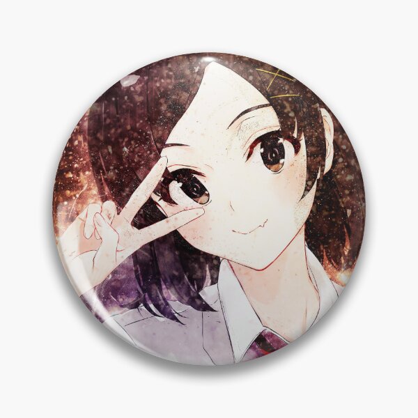 Item preview, Hikigaya Komachi Oregairu Peace Sign Cute Red Ribbon designed and sold by mildaclairmo.
