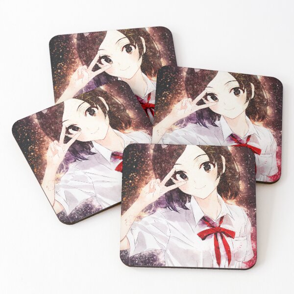 Item preview, Hikigaya Komachi Oregairu Peace Sign Cute Red Ribbon designed and sold by mildaclairmo.