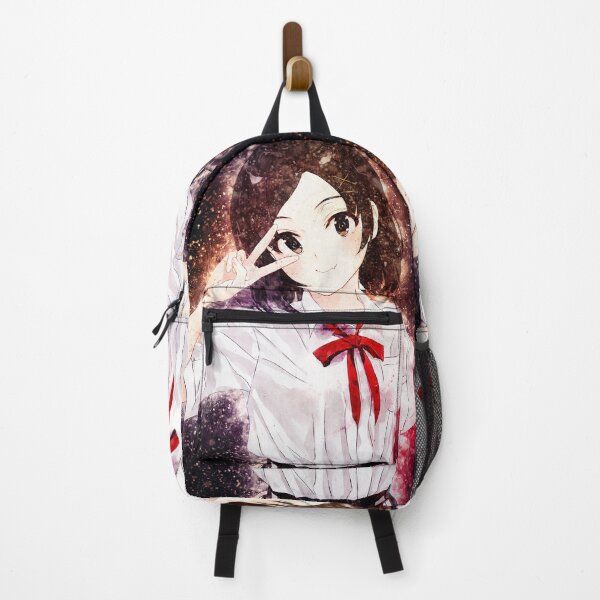 Item preview, Hikigaya Komachi Oregairu Peace Sign Cute Red Ribbon designed and sold by mildaclairmo.